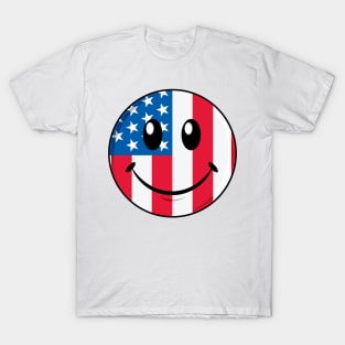 USA Smiley T-Shirt